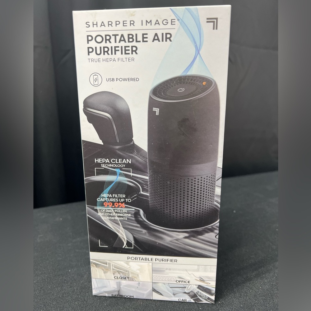 New Sharper Image Portable Air Purifier